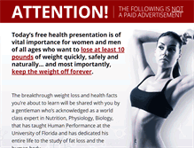 Tablet Screenshot of flatbellyforever.com